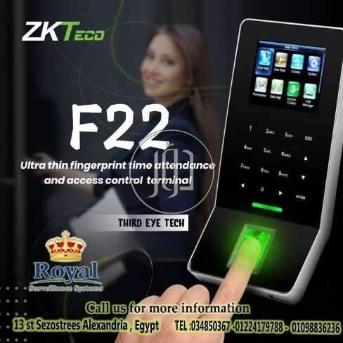 جهاز الحضور والانصراف F22 من ZKTeco