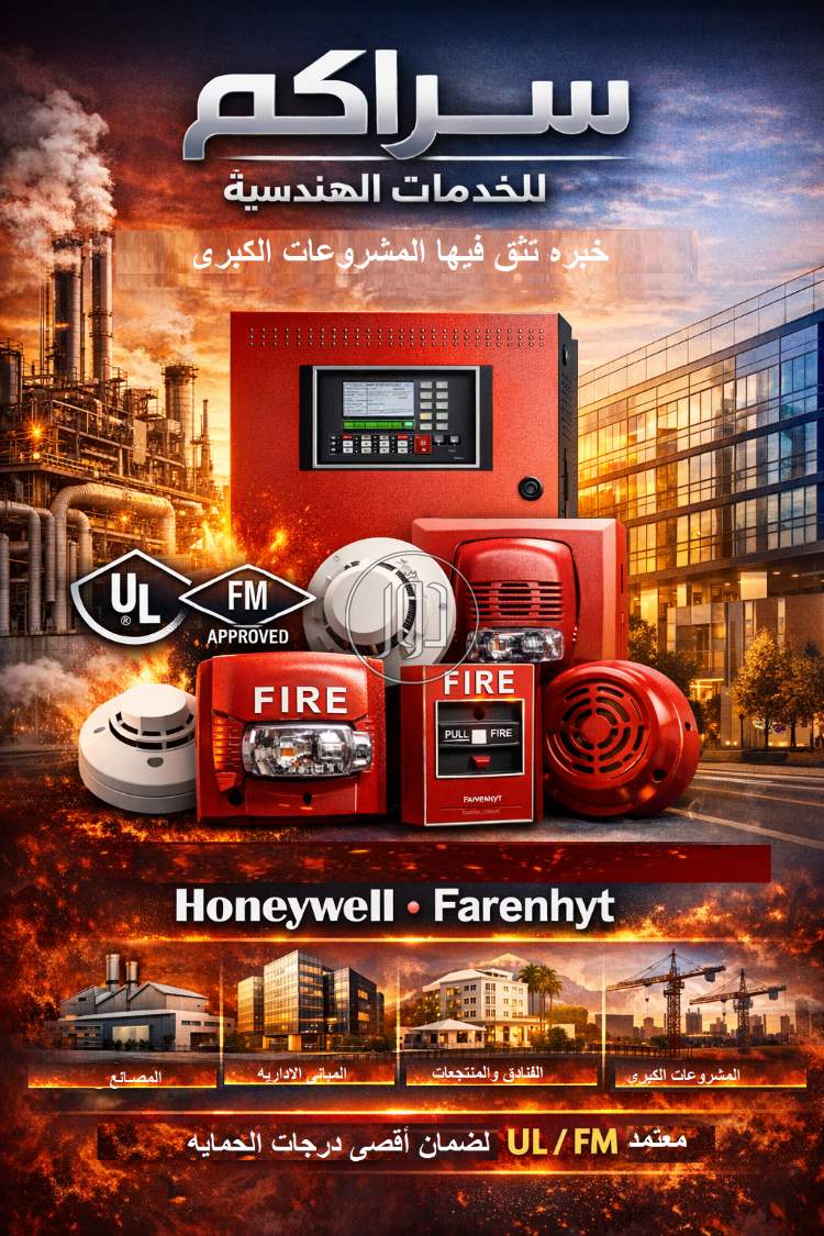 توريدات انذار حريق هانويل فهرنهيت Honeywell Farenhyt