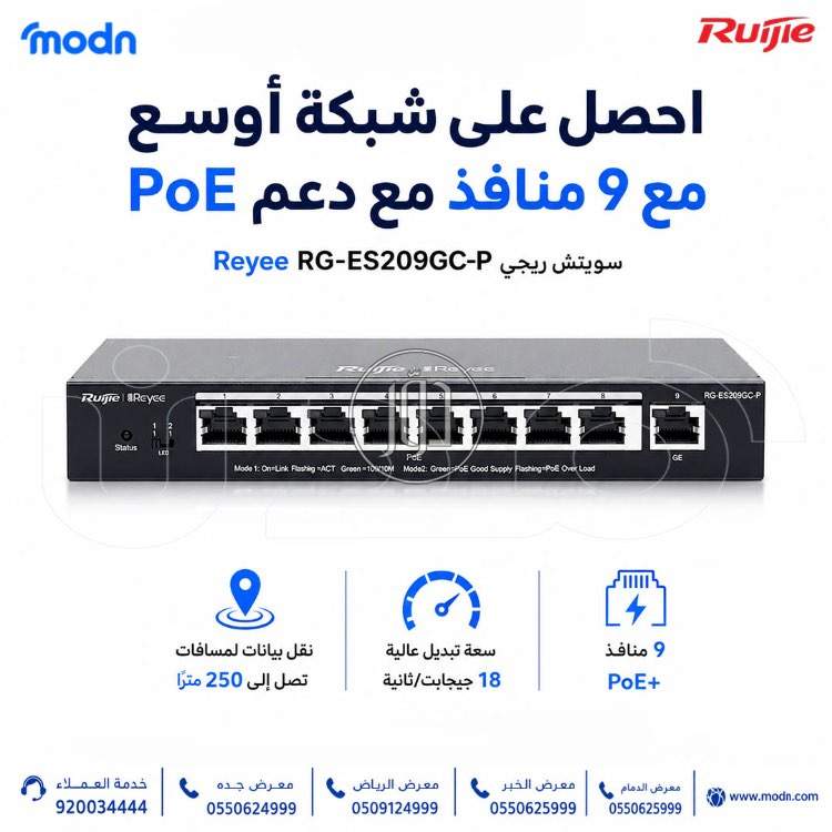 احصل على ادارة مرنه لشبكتك مع سويتش ريجي