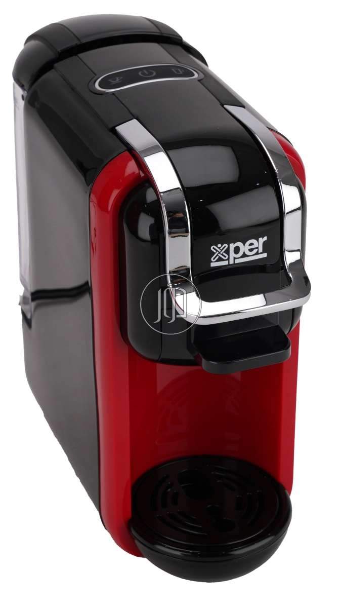 صانعة قهوة اكسبير للكبسولات والبن 1450 واط 19 بار أحمر XPC-90R