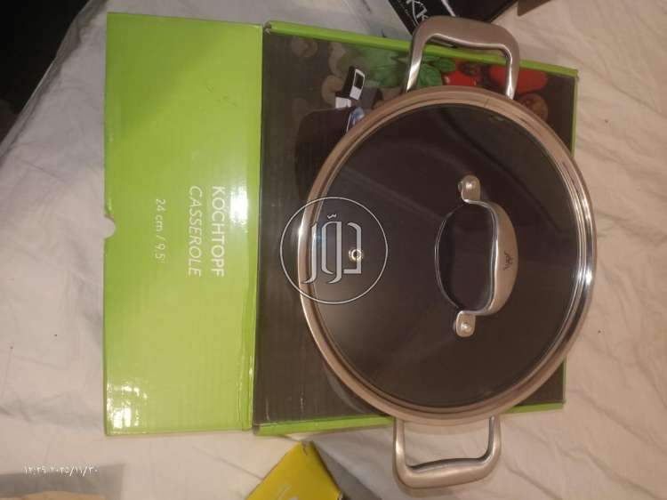 طفم حلل ماركه skk الالماني الاصلي من ٣حلل مقاسات مختلفه و٢طاسه