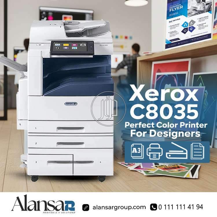 ماكينة تصوير وطباعة xerox 8035