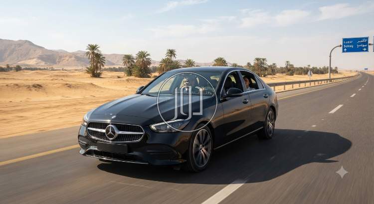 RENT A MERCEDES C180 (2026 MODEL) WITH DRIVER