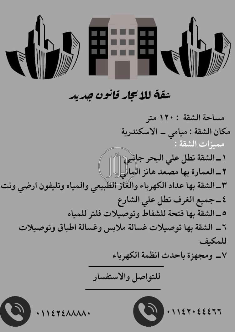 صور شقق مفروشة للايجار في الإسكندرية - دوّر.كوم