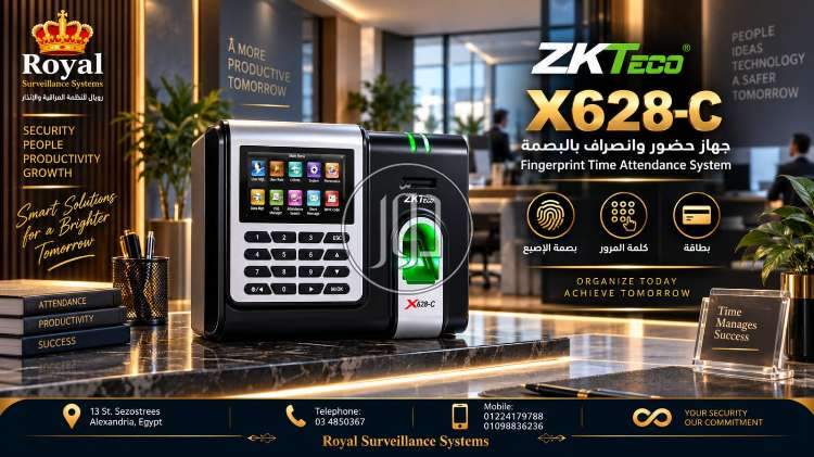 جهاز حضور وانصراف بالاسكندريه X628-C