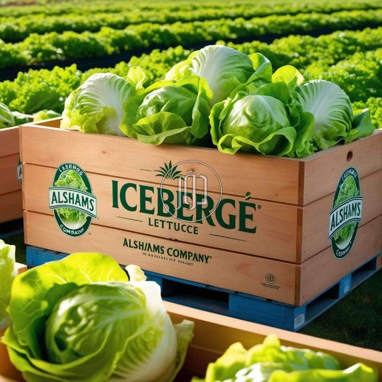 fresh Iceberg lettuce