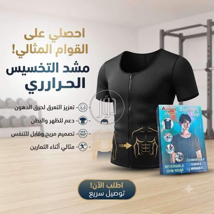 🔥 صديري نص كم .. مظهر رياضي وقوام أكثر تناسقًا