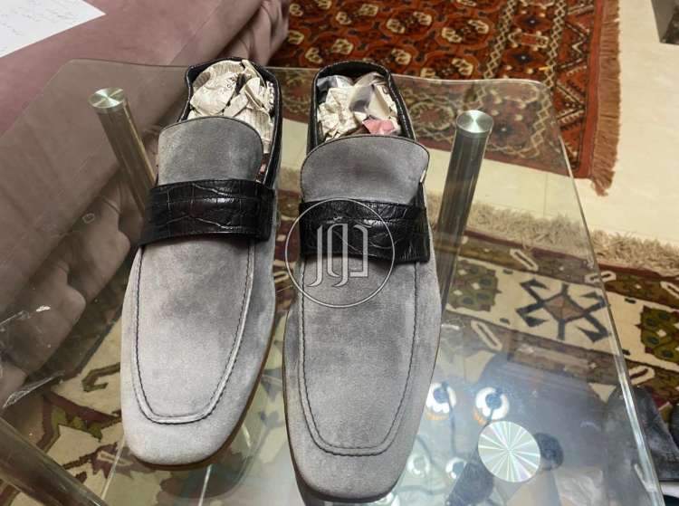 شوذ موريسيكي زلي الايطالي الفاخر شمواه علي جلد