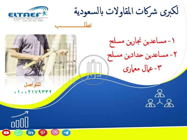 صور وظائف عمال وحرفيين في مصر - دوّر.كوم