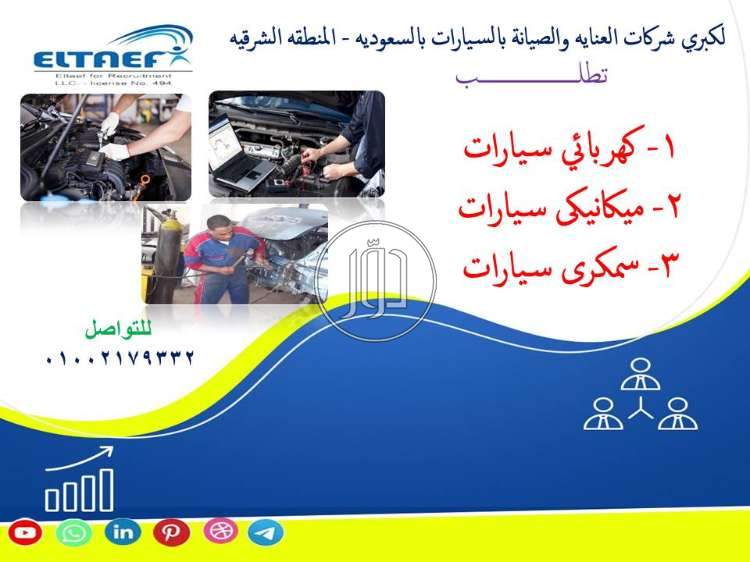 صور وظائف فنيين في مصر - دوّر.كوم