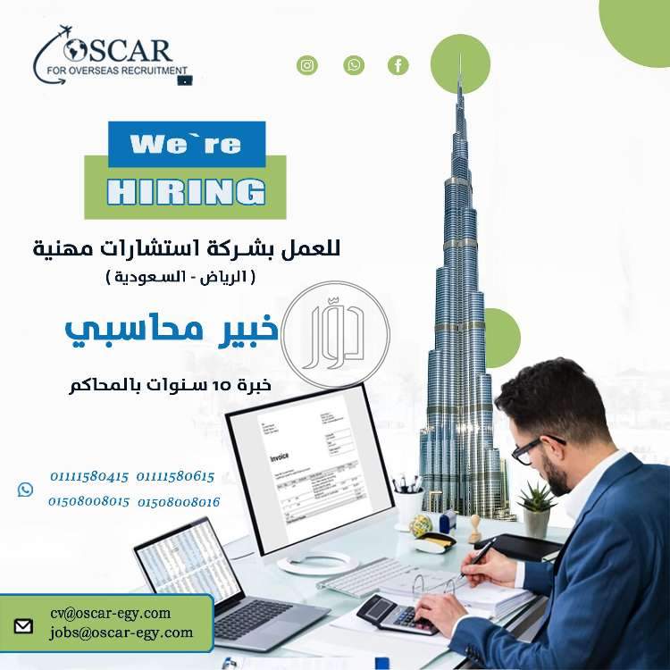 صور وظائف محاسبين في الجيزة - دوّر.كوم