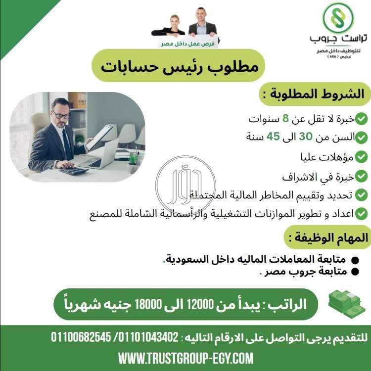 صور وظائف محاسبين في مصر - دوّر.كوم