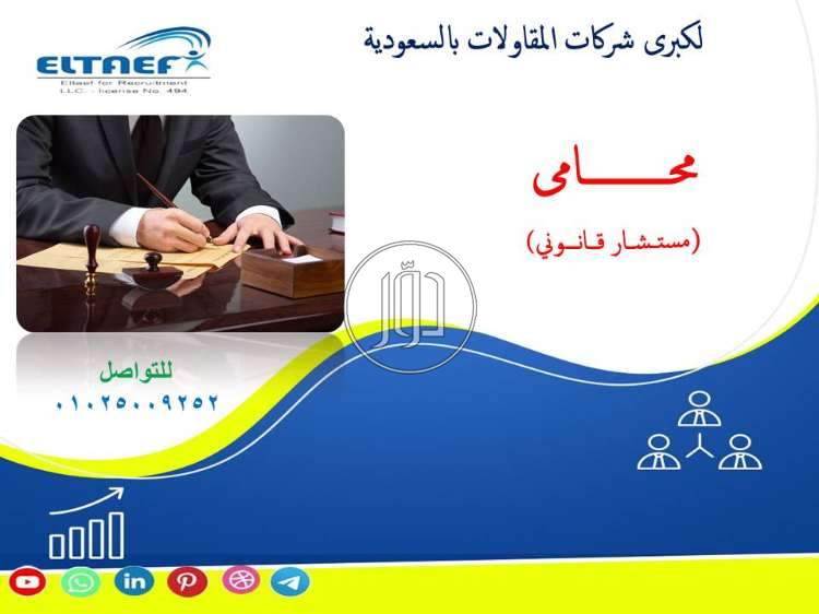 صور وظائف محاميين في مصر - دوّر.كوم